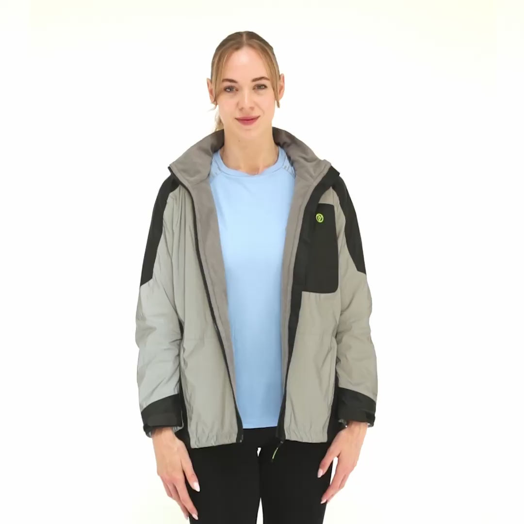 REFLECT360 Women's Reflective Waterproof Fleece Lined Jacket – Proviz