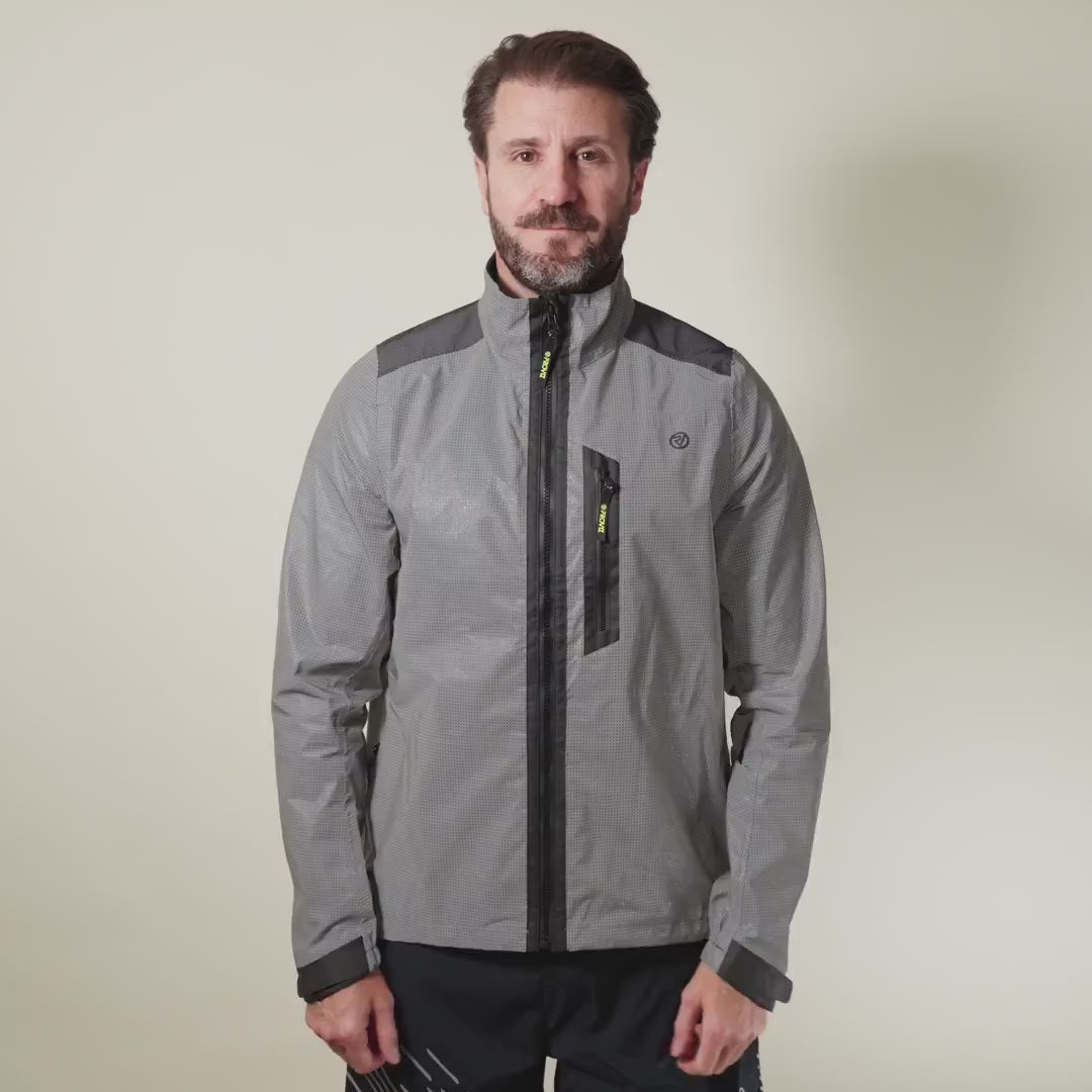 REFLECT360 APEX Men's Reflective Waterproof Cycling Jacket – Proviz