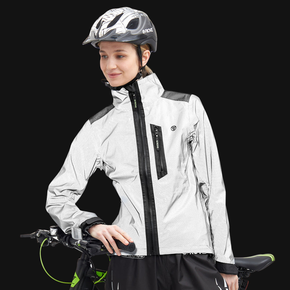 REFLECT360+ APEX Women’s 100% Reflective Cycling Jacket | Proviz