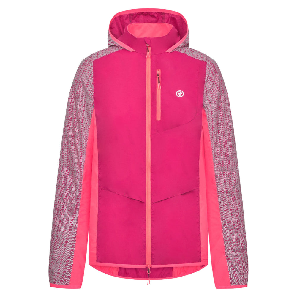 Women's 3S Sports Hi-Visibility Long Rain Jacket – Waterproof Cycling & Running Coat