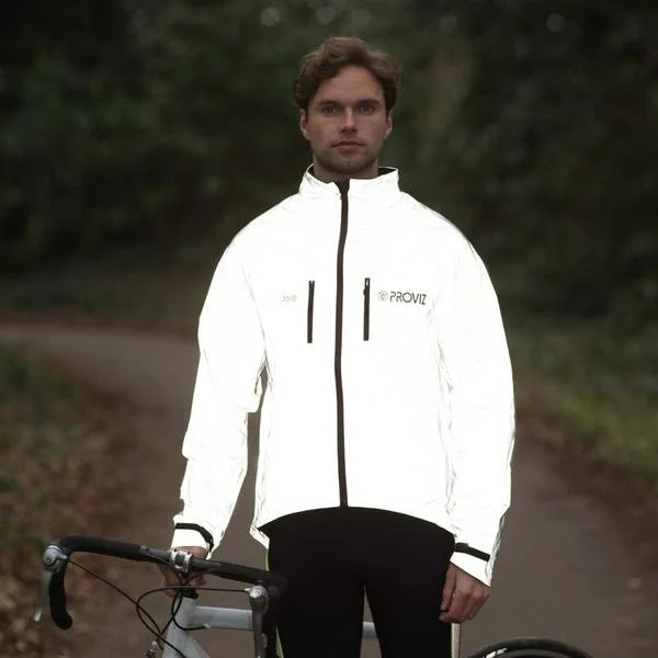 Reflective rain jacket best sale cycling