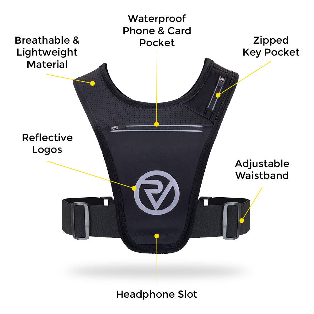 REFLECT360 Running Vest Phone Holder