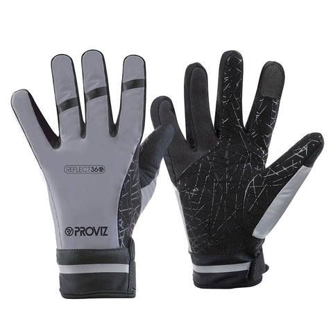 reflektierende handschuhe damen REFLECT360 Reflektierende Wasserdichte Fahrradhandschuhe
