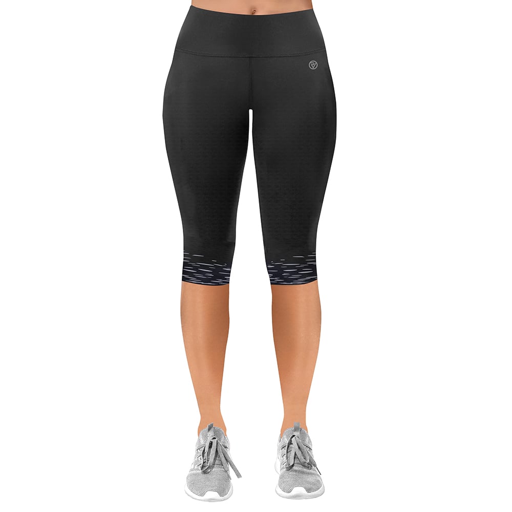 Buy Sports Leggings with Reflective Piping Online at Best Prices