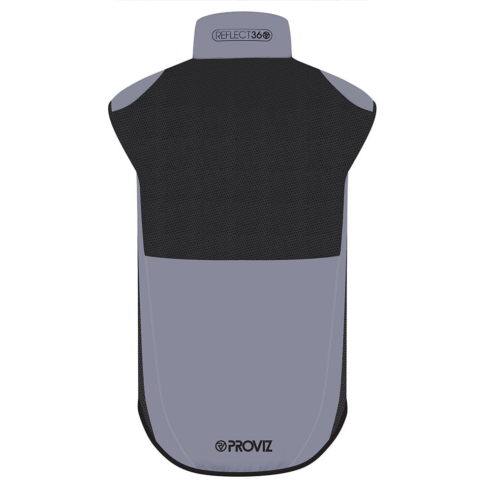 black cycling gilet