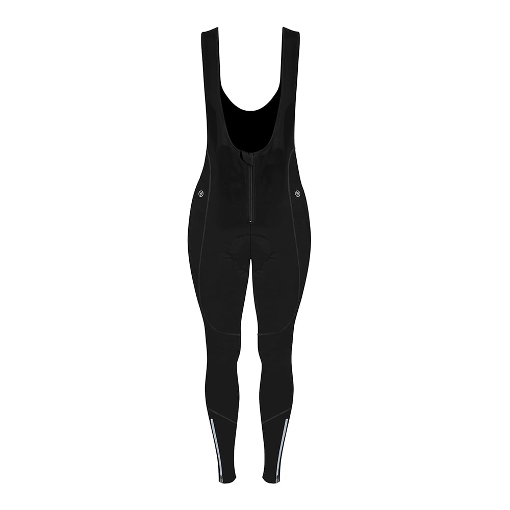 Men's All Day Cycling Bib-Tights  Fleece with Pockets and Reflective