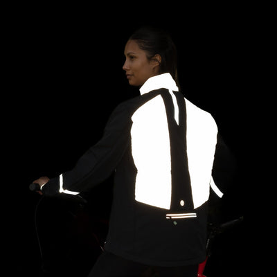 REFLECT360 Platinum Women's Fully Reflective Commuter Cycling Jacket