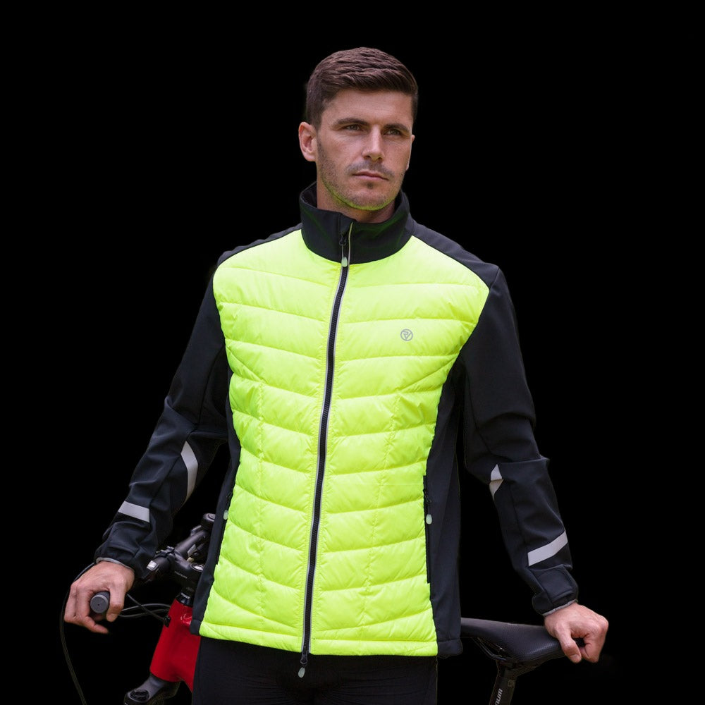 Altura Nightvision Typhoon Mens Cycling Jacket - Lime | very.co.uk