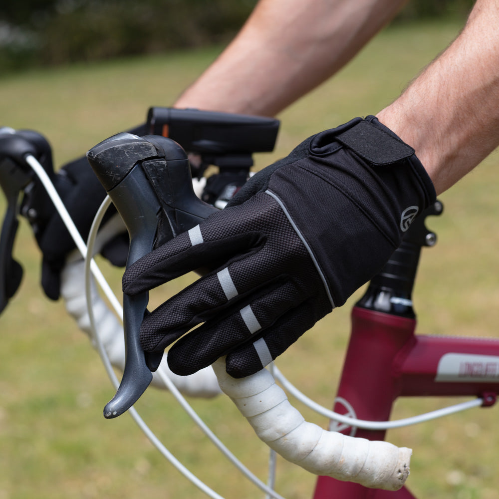 Reflective cycling deals gloves