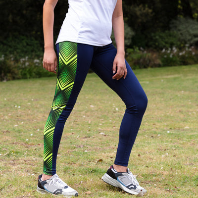 Green Leaf Sports Bra - Nature Inspired Women's Tops for Yoga, Gym, Run