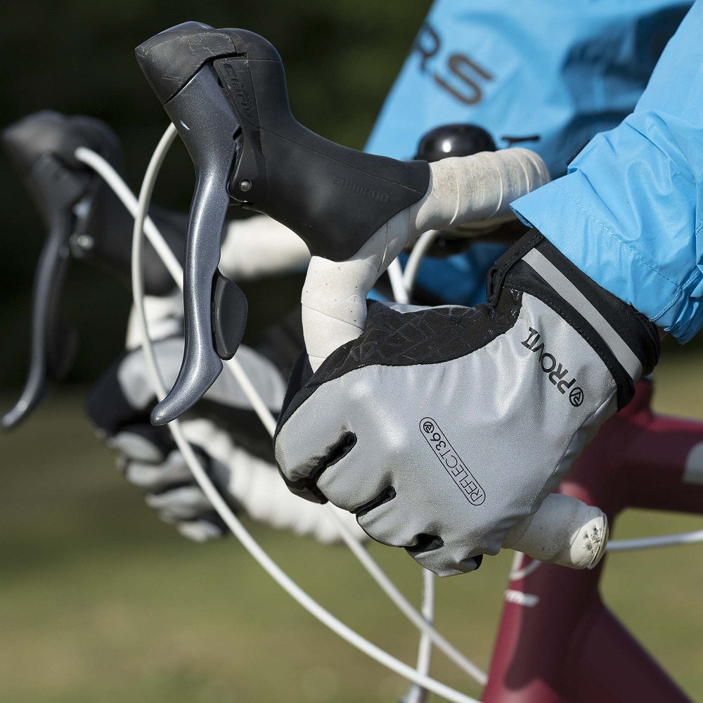 REFLECT360 Reflektierende Wasserdichte Fahrradhandschuhe – Proviz