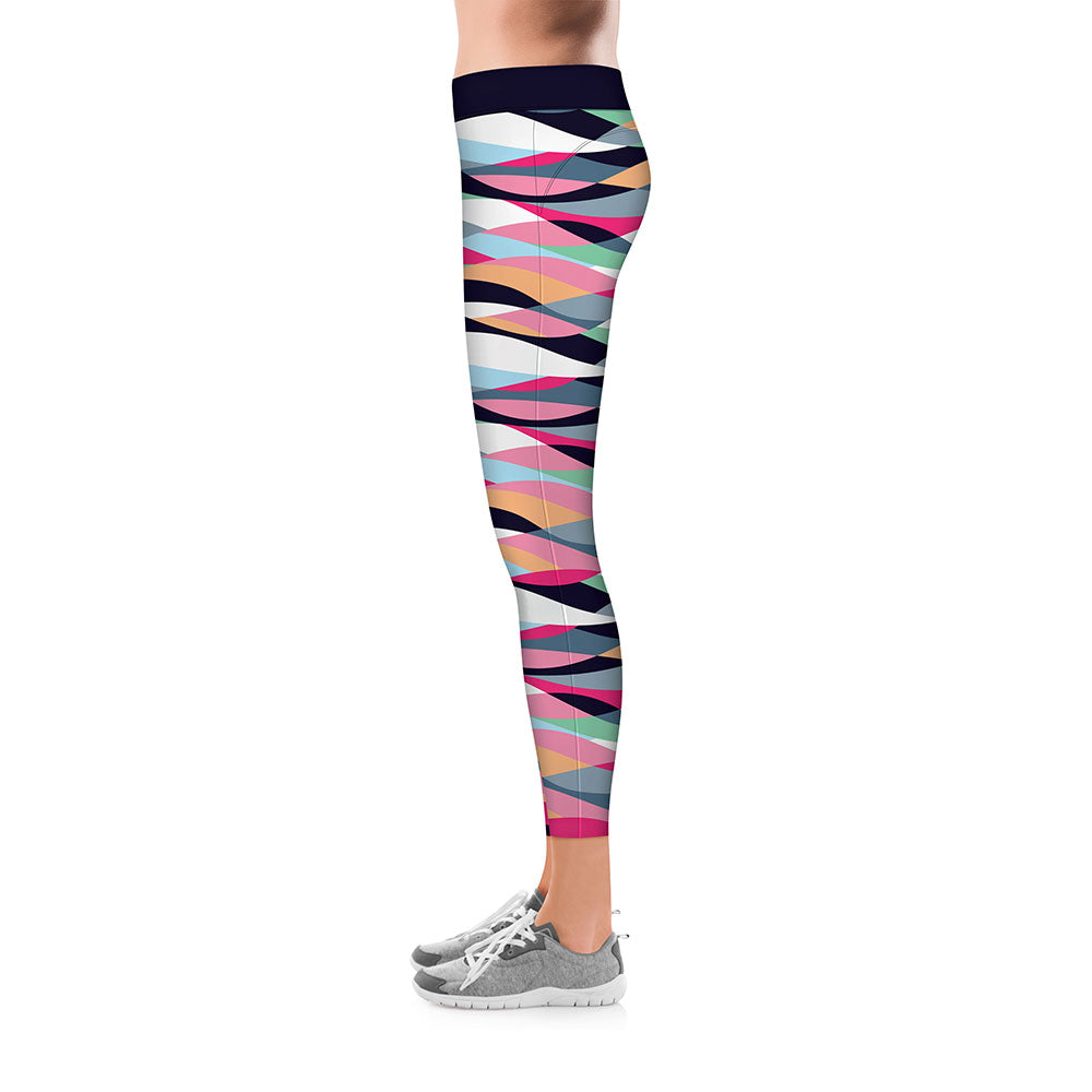 Victoria Secret Sport VSX Size M Knockout Geometric Print Tight Leggings