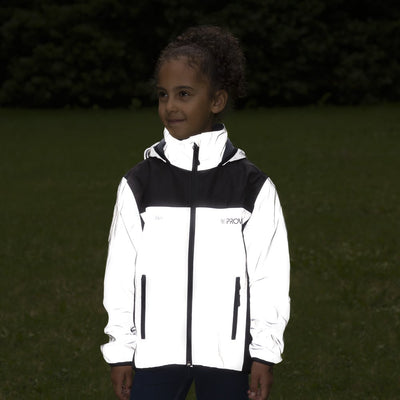 REFLECT360 Kinder Reflektierende Wasserdichte Fleece Jacke