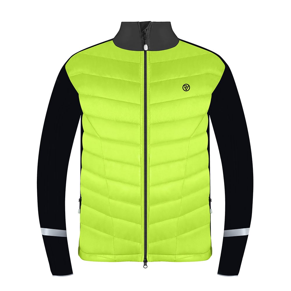 Commuter Logo-Print Shell and Mesh Cycling Jacket