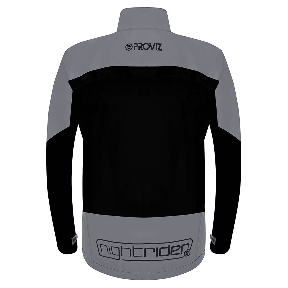 Nightrider Men's Cycling Reflective & Waterproof Jacket Proviz