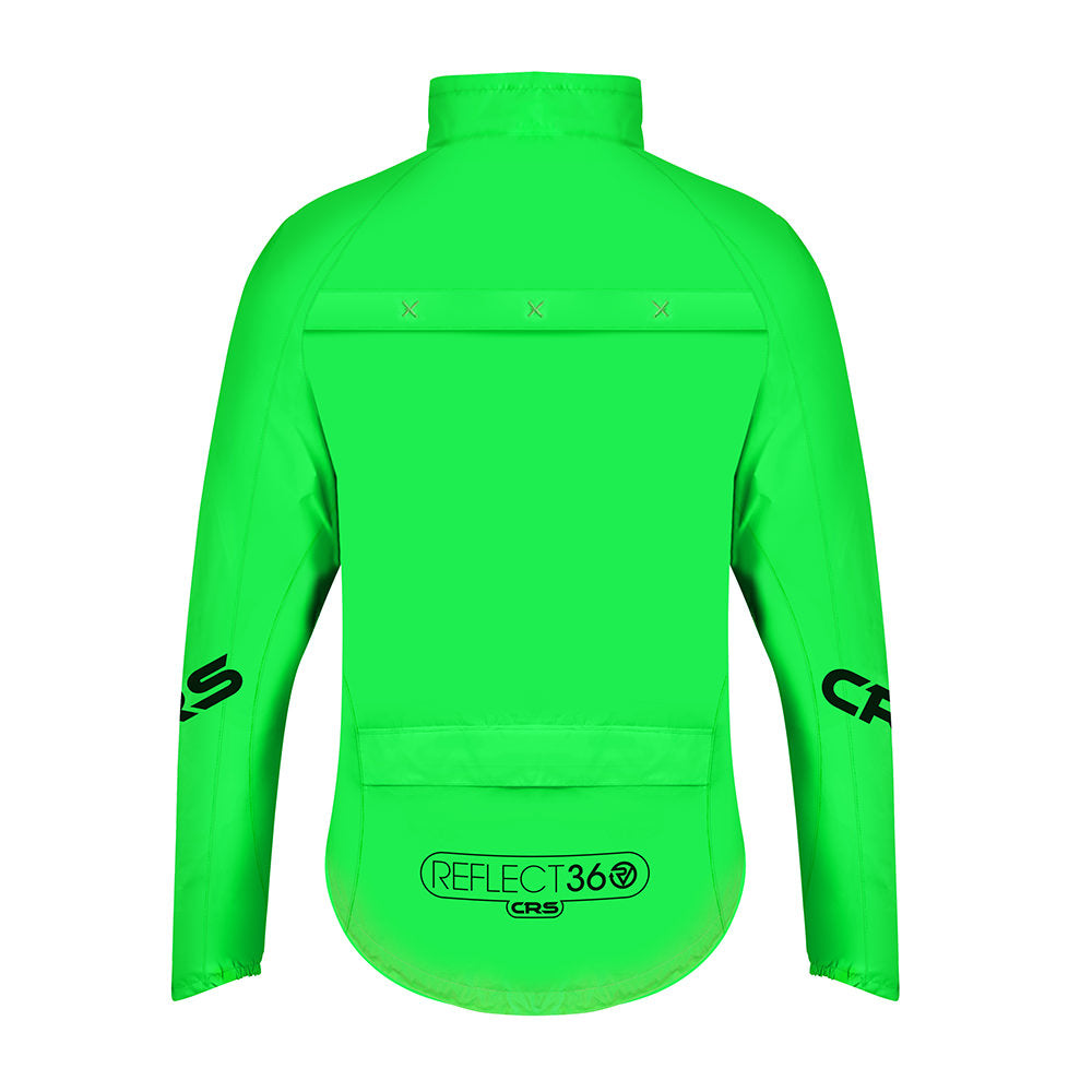 CRS Men's Fully Reflective & Waterproof Cycling Jacket