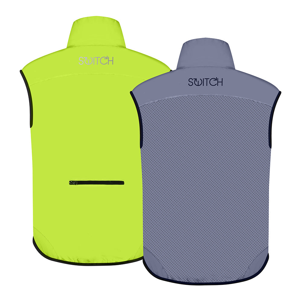 Men's Reflective Reversible Cycling Vest