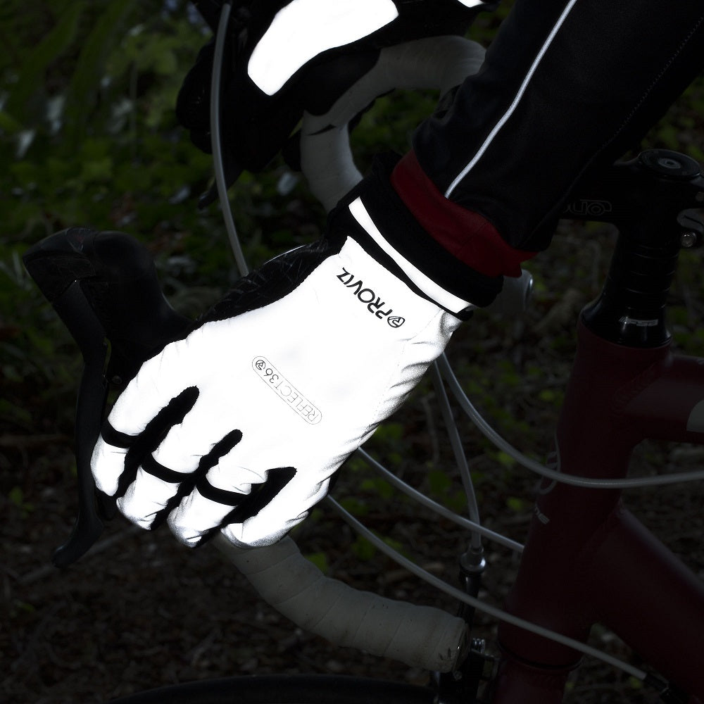 reflektierende handschuhe damen REFLECT360 Reflektierende Wasserdichte Fahrradhandschuhe