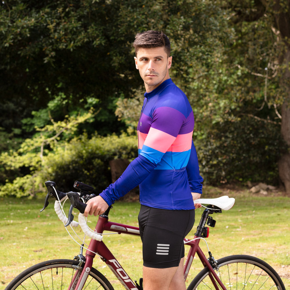 Giordana Vintage Size 3 Medium Men's Long Sleeve Motorola Cycling Jers –