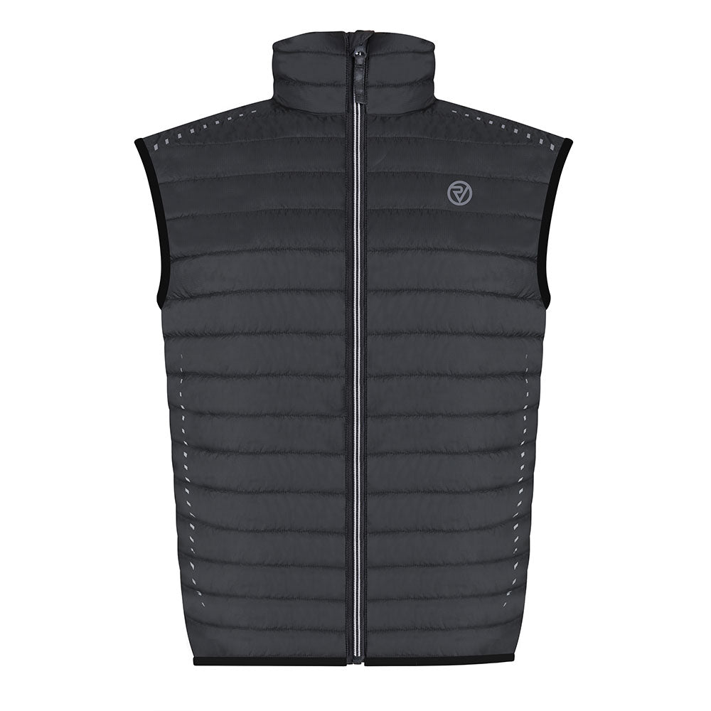 REFLECTIVE QUILTED DOWN VEST BLACK www.dimaivf.com