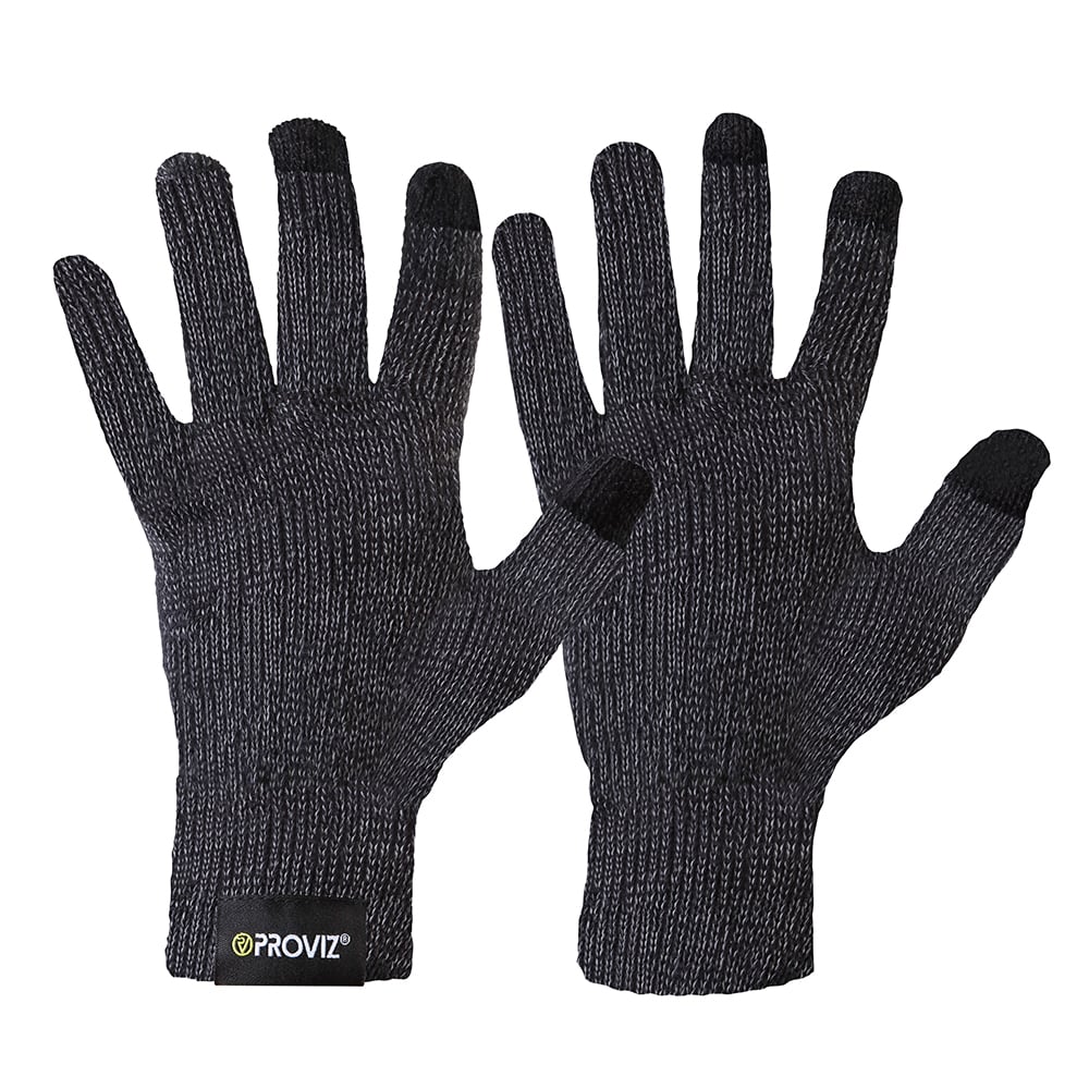 reflektierende fahrradhandschuhe winter REFLECT360 Explorer Reflective Warme Strickhandschuhe