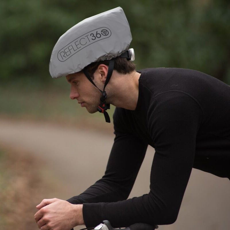 360 bike helmet REFLECT360 Fully Reflective Waterproof Helmet Cover