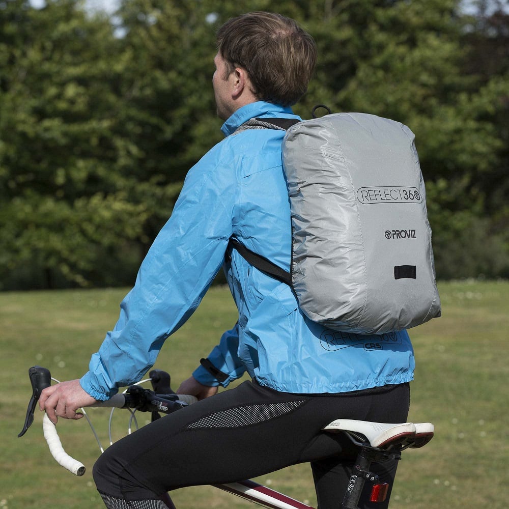 backpack rain cover reflective Fully Reflective Backpack Cover