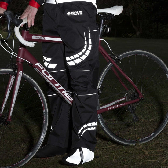 Logic Mens Thermal Cycling Tights Padded Pants Zipper Bike