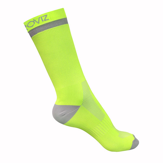 Hi-Vis Yellow Cycling Socks - Pro Race 3.0