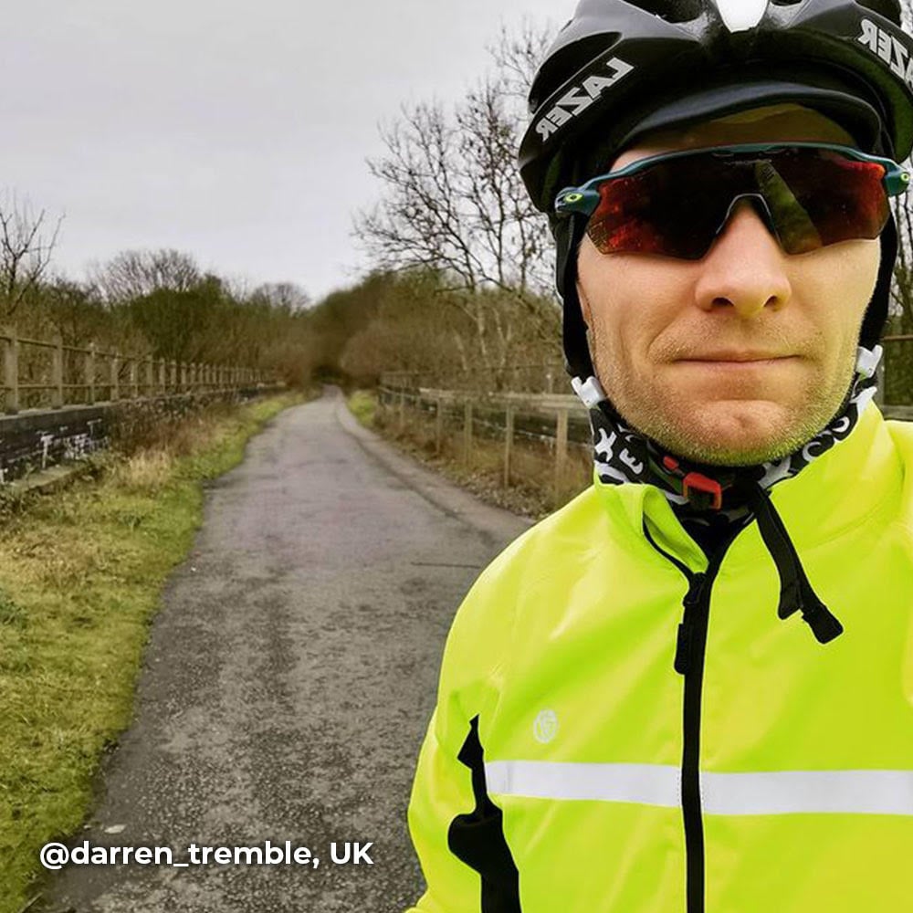 Classic Men's Reflective Softshell Cycling Jacket Proviz