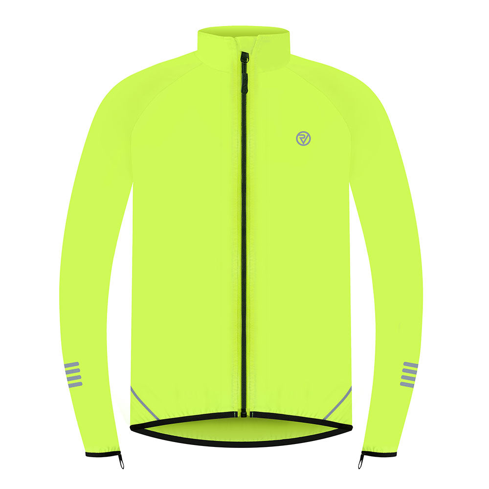 meubilair Vroegst Tijd Classic Men's Yellow Windproof Packable Cycling Jacket | Proviz