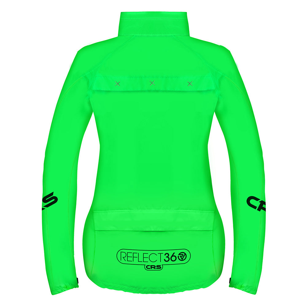 CRS Women's Fully Reflective & Waterproof Cycling Jacket