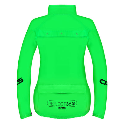 CRS Women's Fully Reflective & Waterproof Cycling Jacket