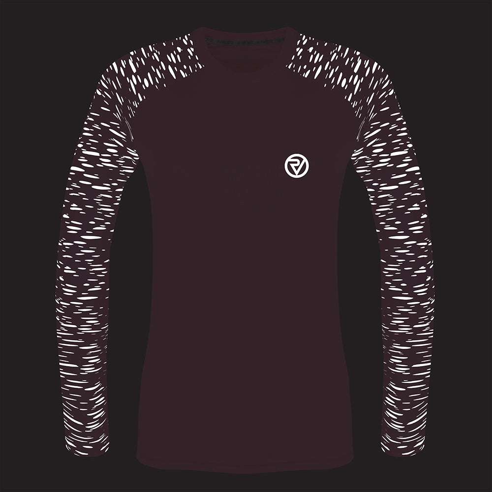 lifestyle Reflective Women's Long Sleeve Training Top lights on front