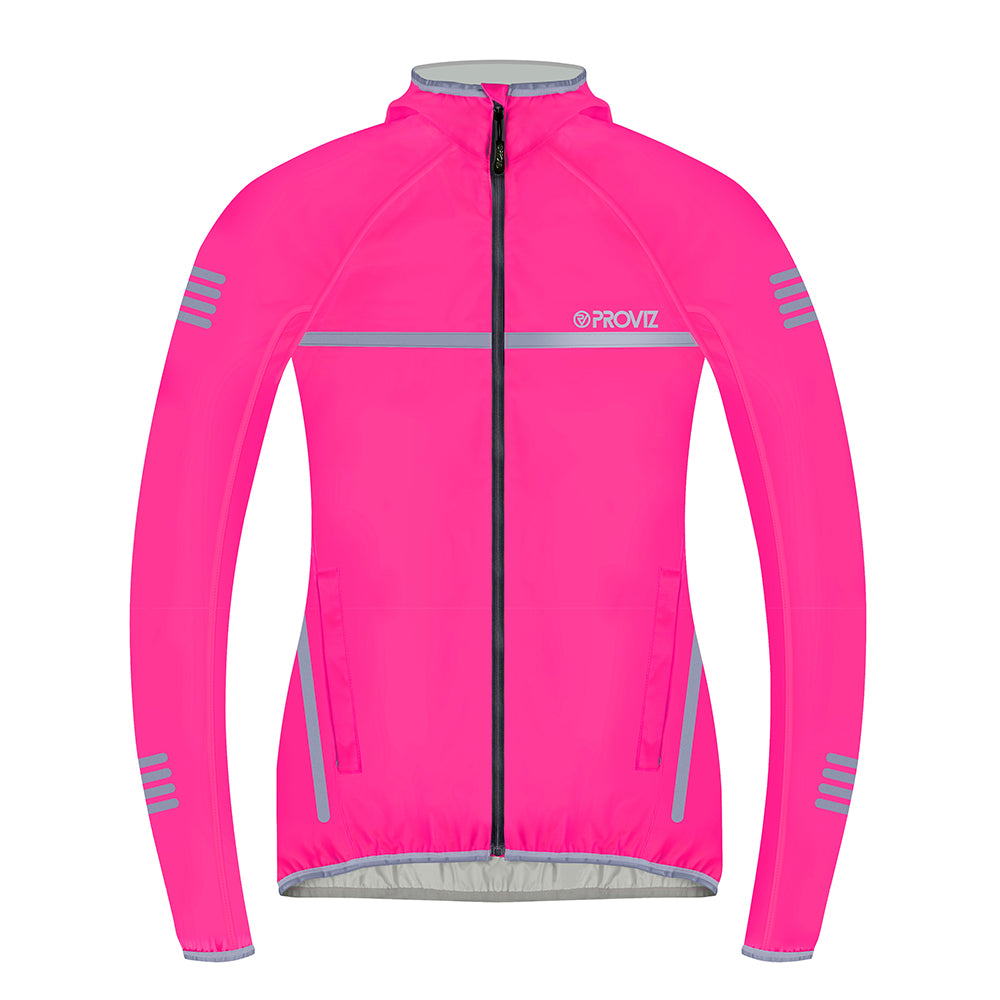 Zipper Womens Waterproof Reflective Running Jacket Classic Women's